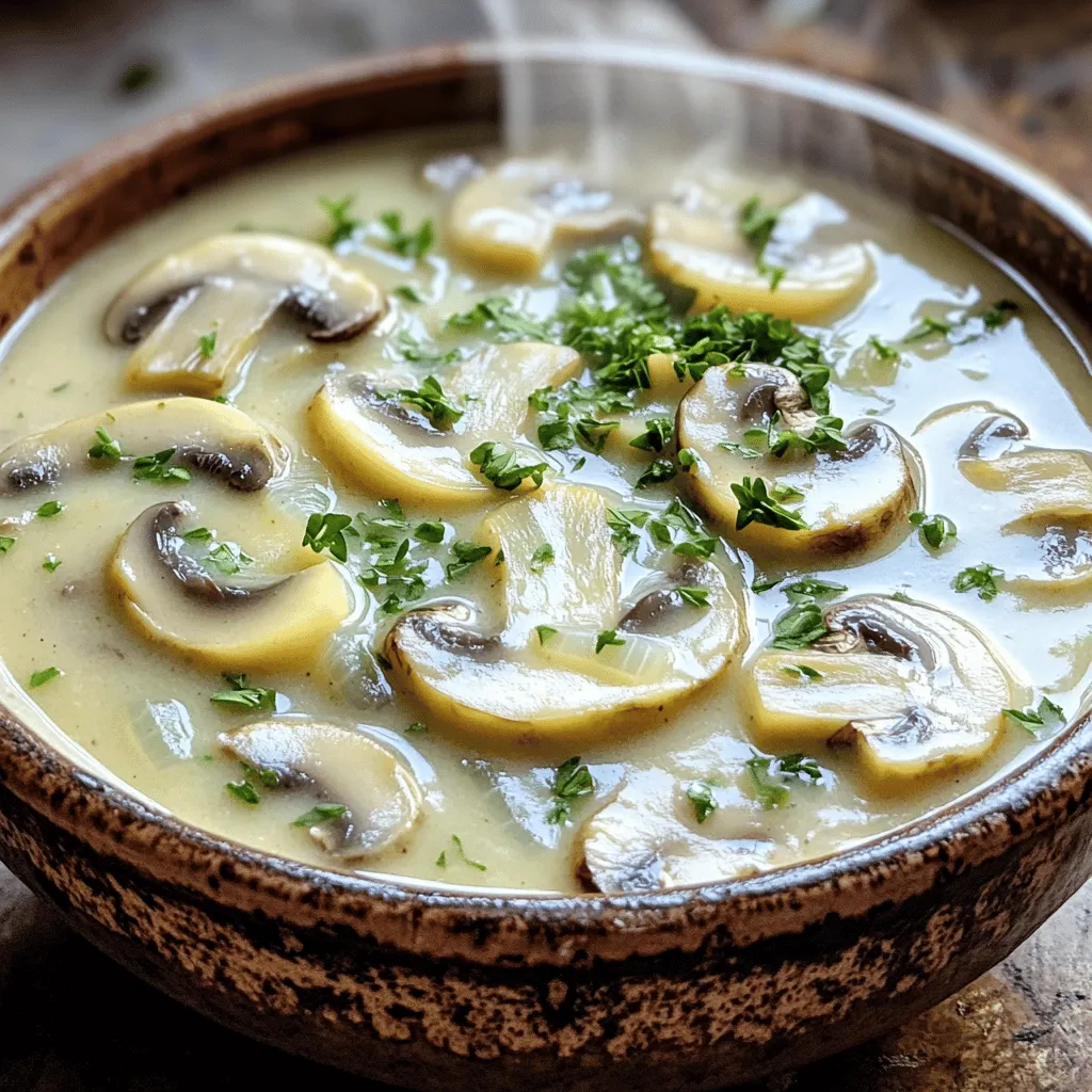 - 500g frische Champignons, in Scheiben geschnitten - 1 Zwiebel, fein gehackt - 2 Knoblauchzehen, gehackt