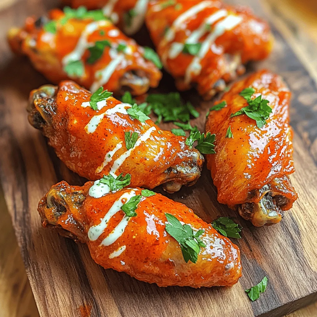 Buffalo Ranch Wings Air Fryer Knusprig und Lecker