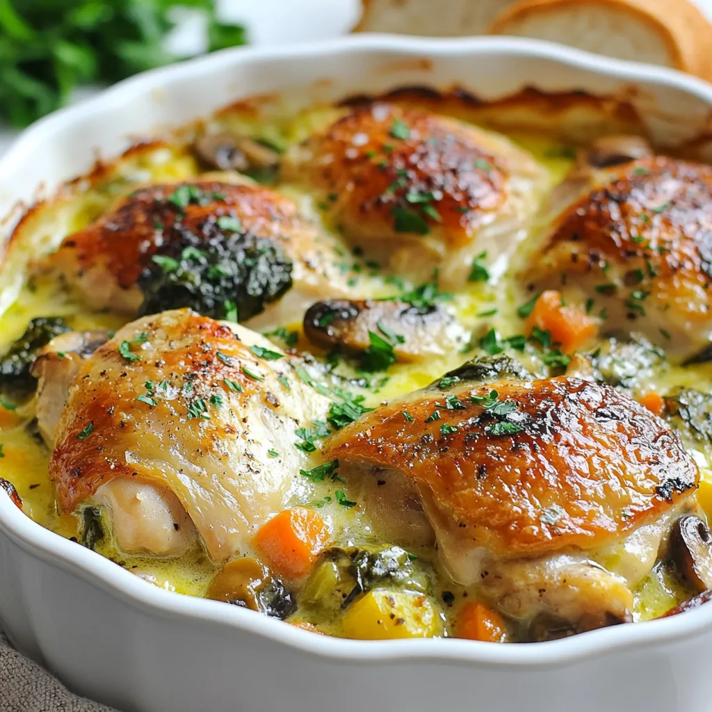 Französischer Hähnchenauflauf Einfach und Lecker