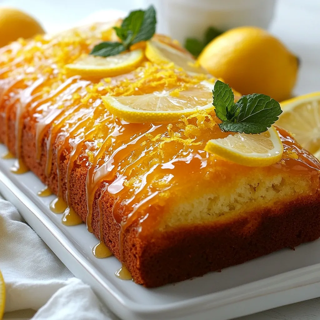 Glazed Lemon Loaf Einfaches und köstliches Rezept