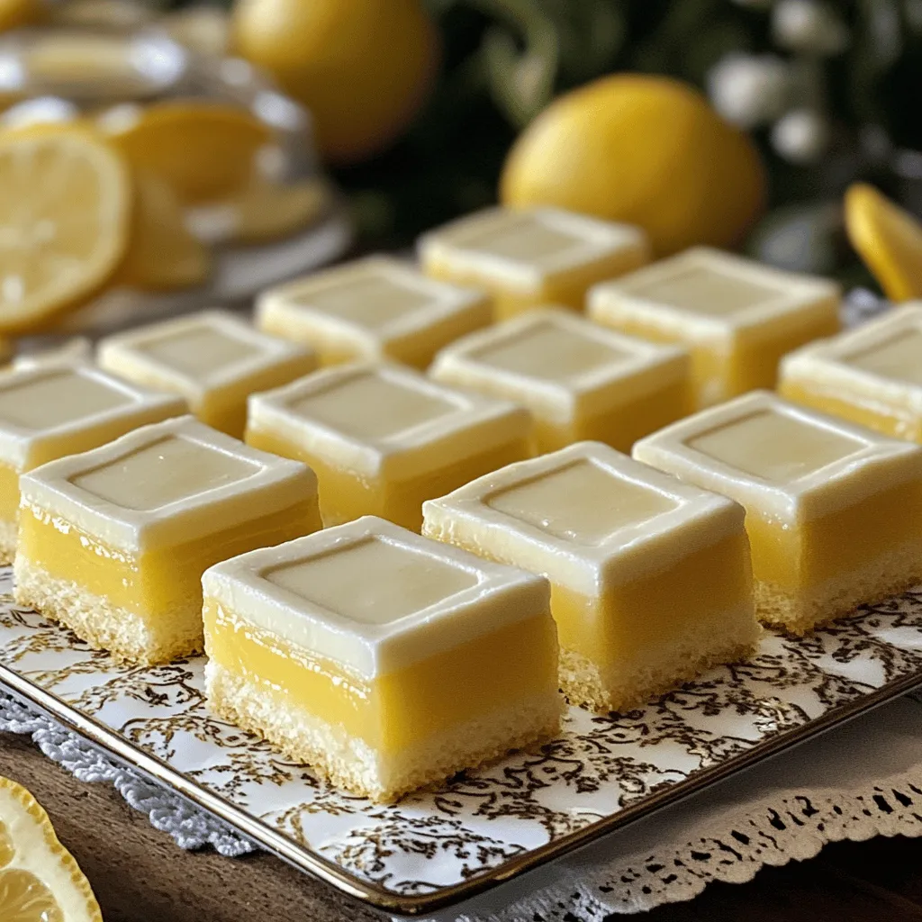 Lecker Zitronen-Cheesecake-Quadrate Einfaches Rezept