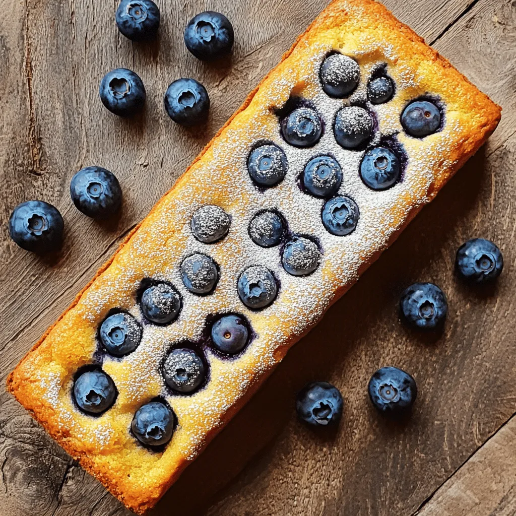 Blaubeer Frühstückskuchen Rezept Einfach und Lecker