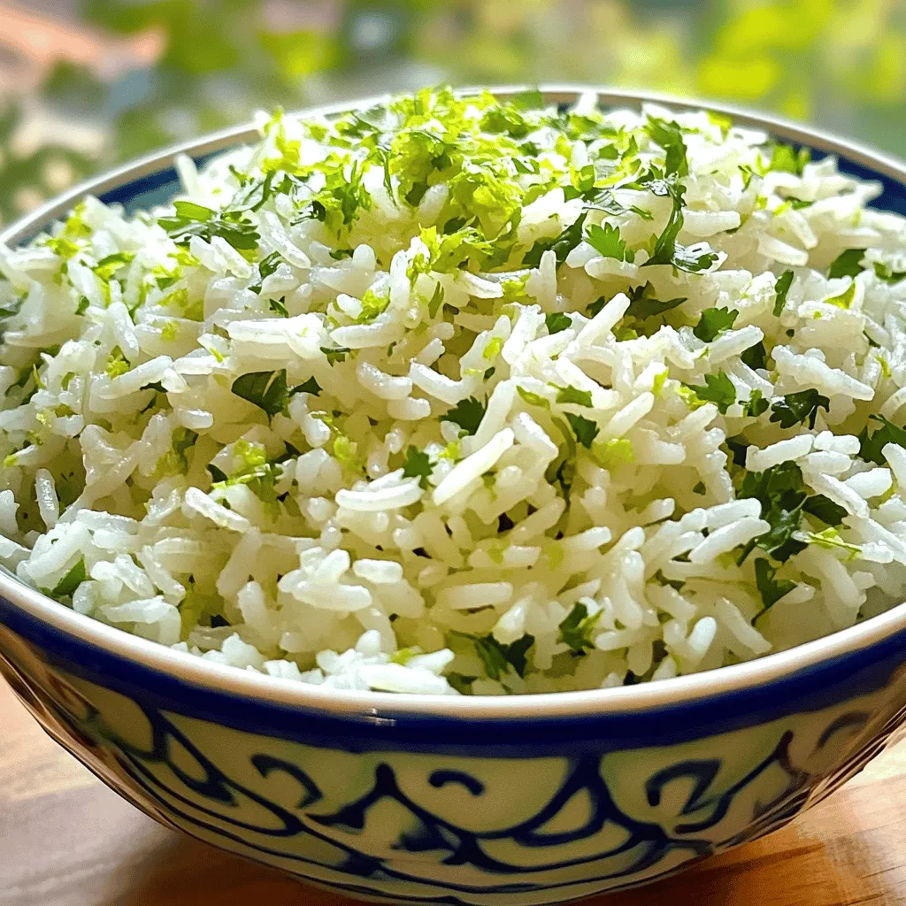 Zesty Cilantro Lime Rice Einfaches und Köstliches Rezept