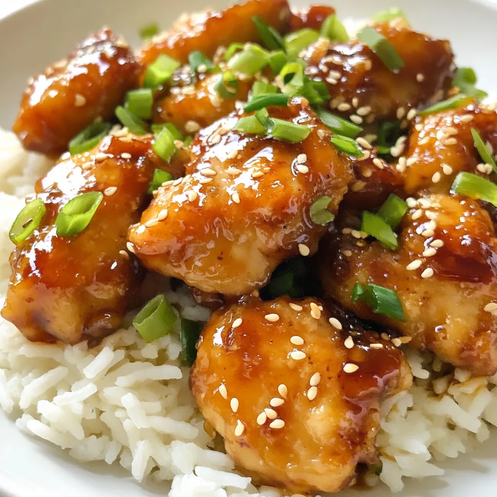 Süßes und würziges Honig-Hühnchen himmlischer Genuss