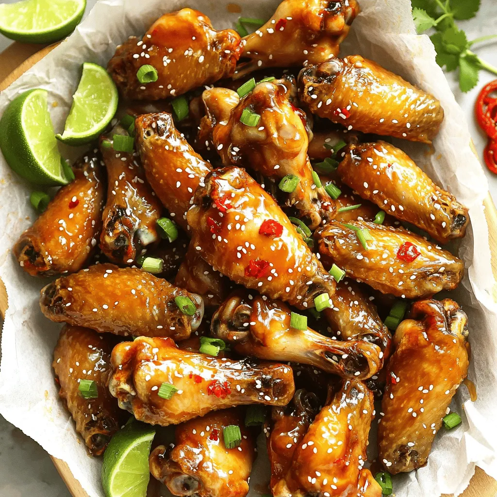 Sweet and Spicy Chicken Wings Blitzschnelle Rezeptideen