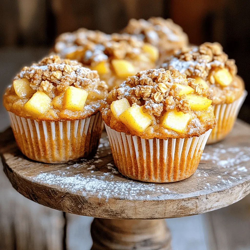 Apfel-Crumble-Muffins einfach und lecker zubereiten