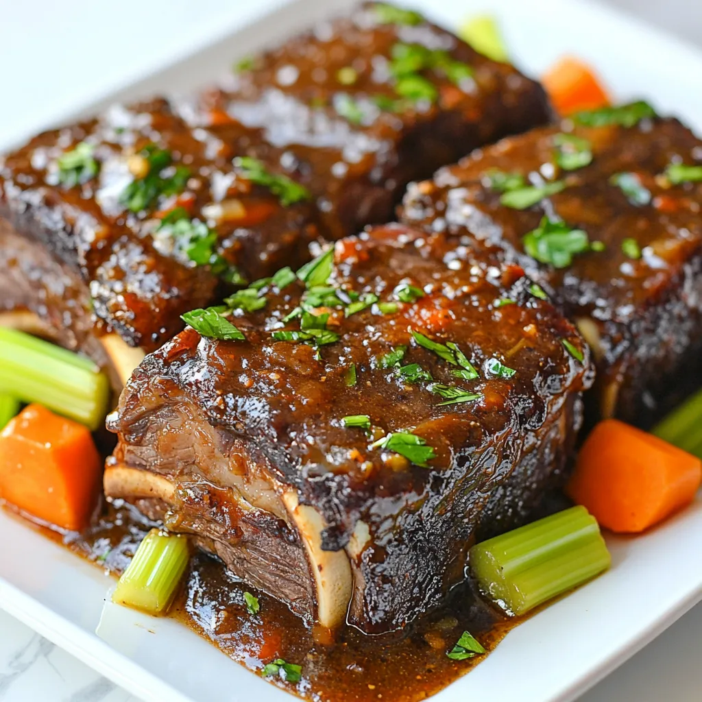Crockpot Beef Short Ribs Zartes Genussrezept