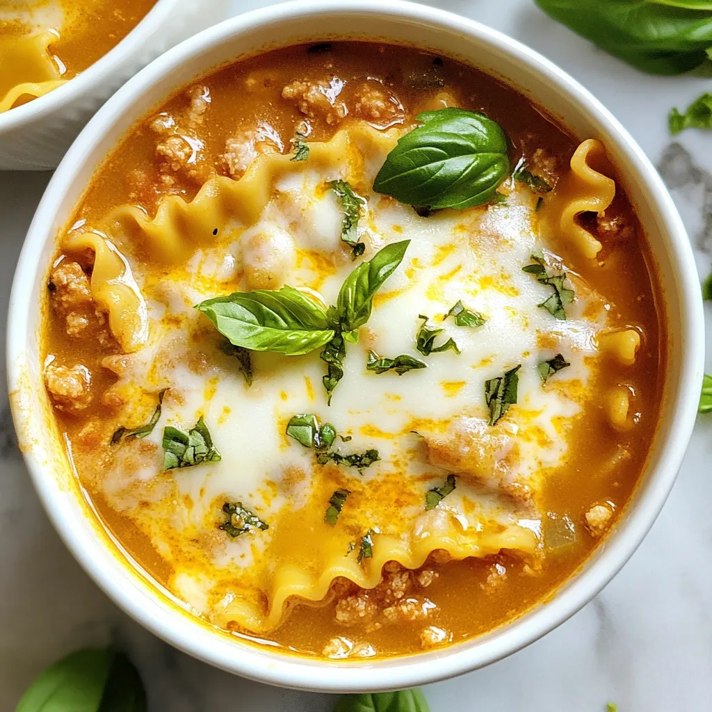 Creamy Lasagna Soup Einfach und Herzhaft Kochen