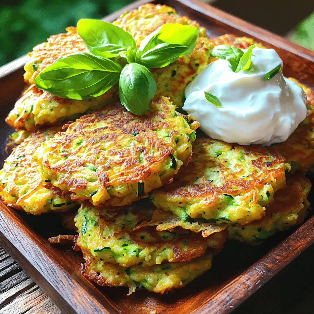 Zucchini Fritters Knusprig und Einfach Zubereiten