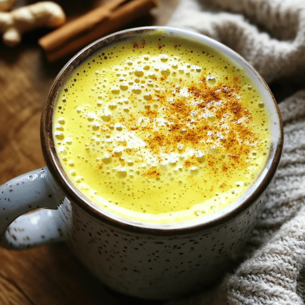 Kurkuma Golden Milk Latte Gesundheitliche Vorteile entdecken