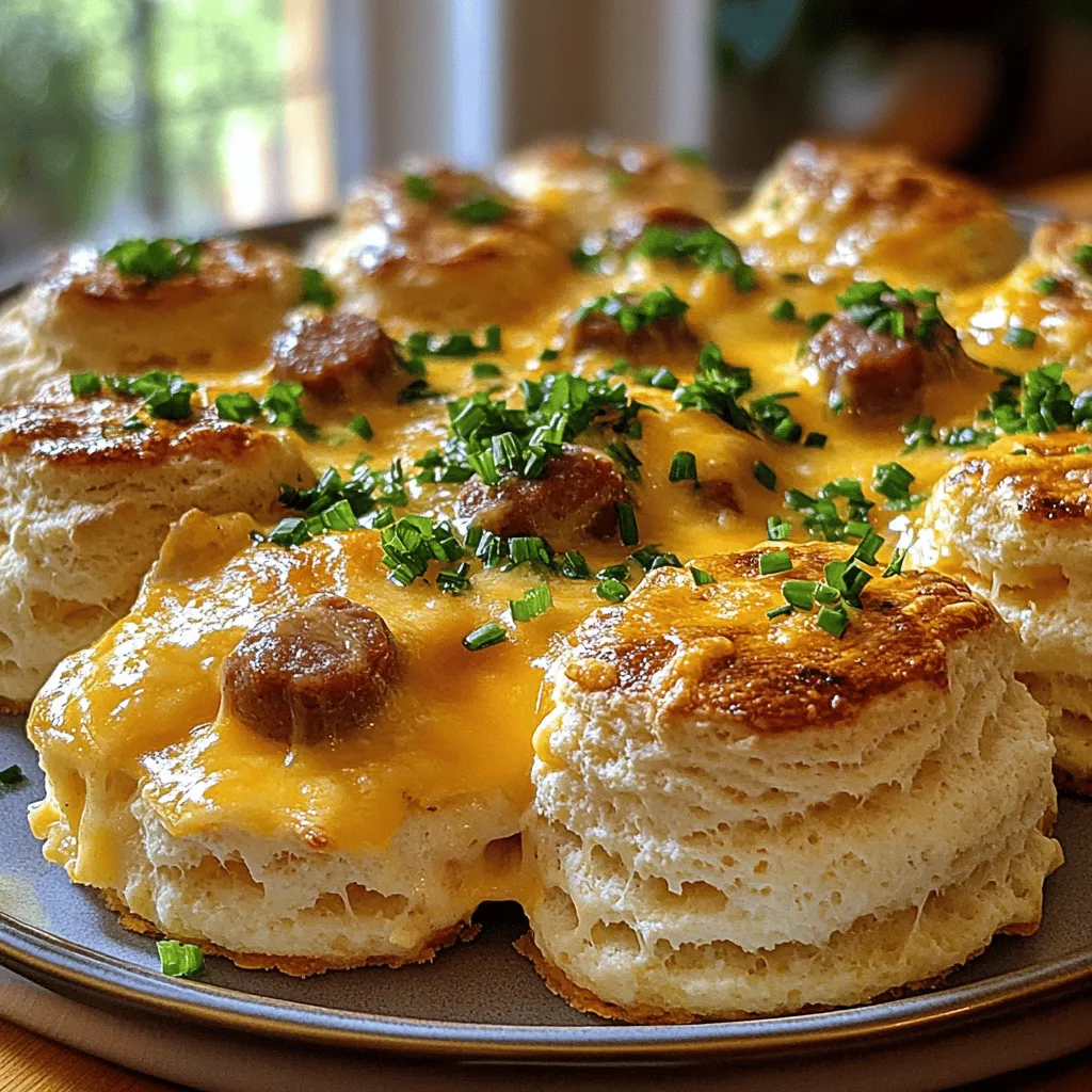 Sausage, Egg &#038; Cheese Biscuit Casserole Einfaches Rezept