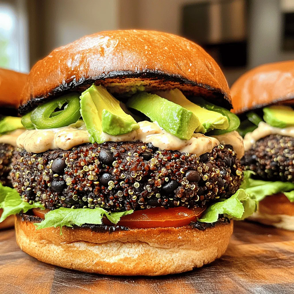 Würzige schwarze Bohnen-Burger lecker und gesund