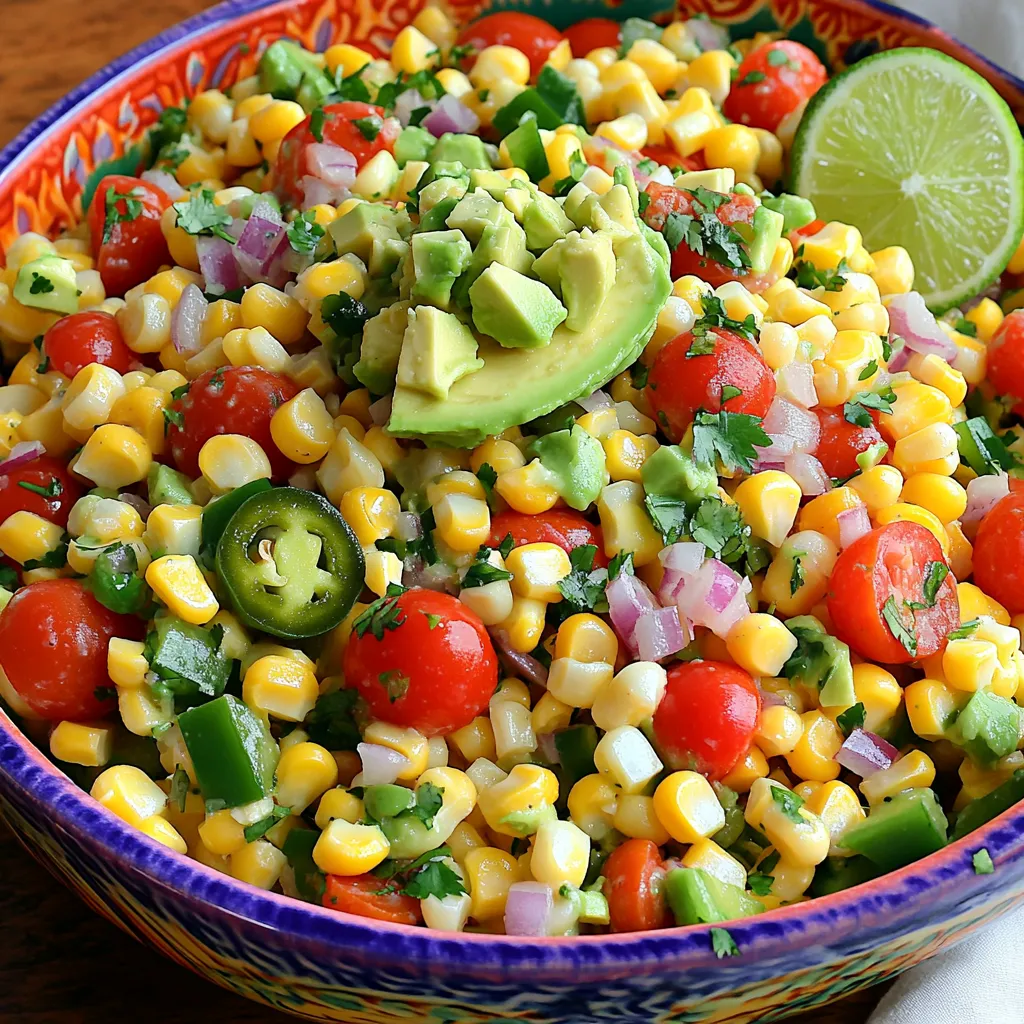Fiesta Corn Salad leicht und frisch genießen