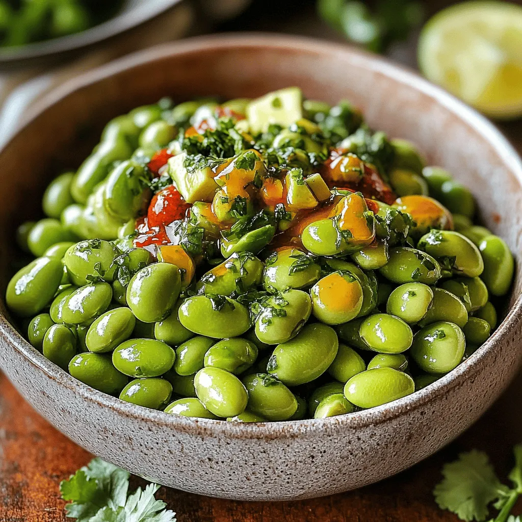 Asiatischer Edamame-Salat frische und leckere Idee