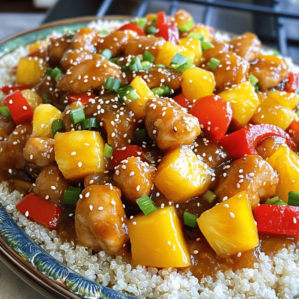 Minute Sweet &#038; Sour Chicken Schnelle und leckere Mahlzeit