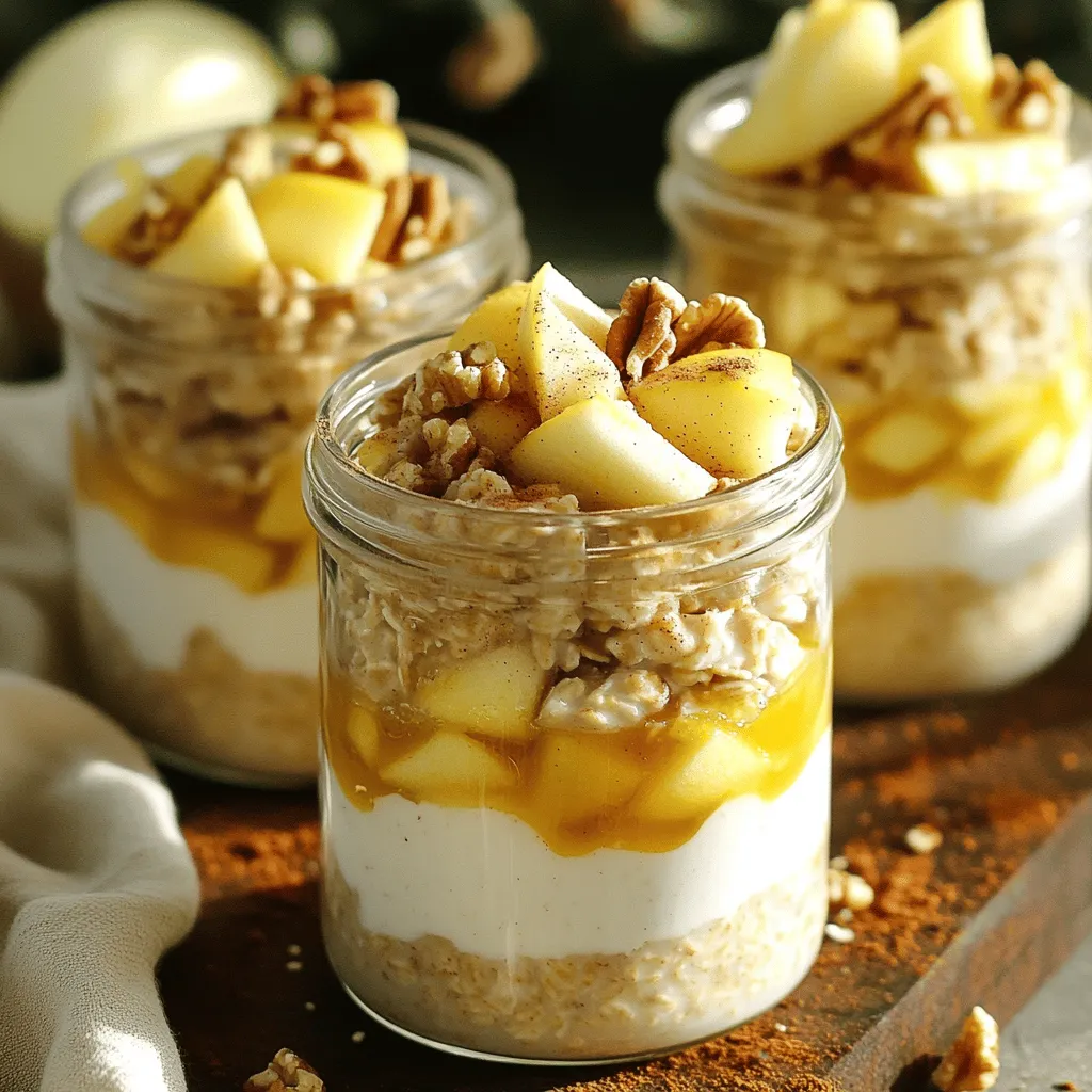 Apfelkuchen Overnight Oats Einfache und leckere Idee