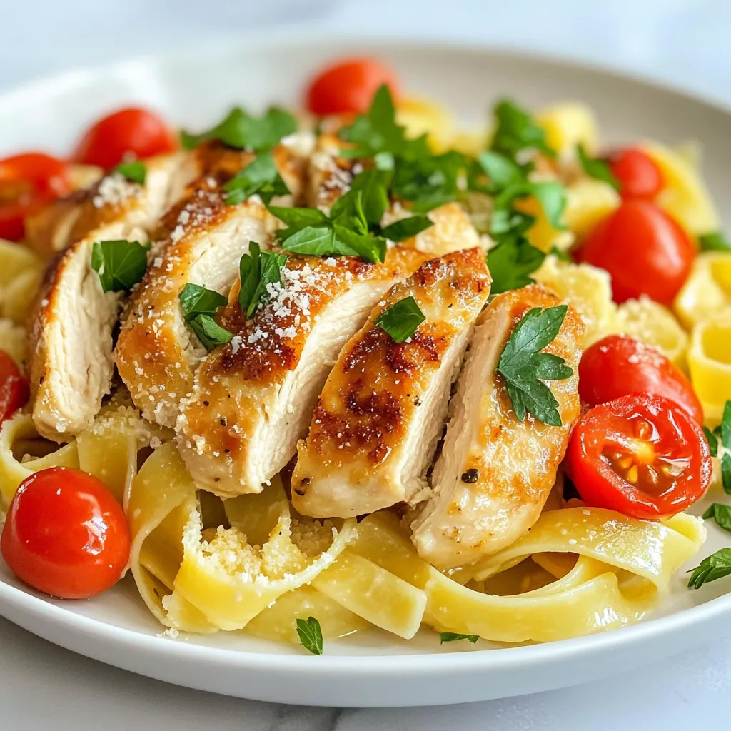 Parmesan Chicken Pasta Köstlich und Einfach Zubereiten