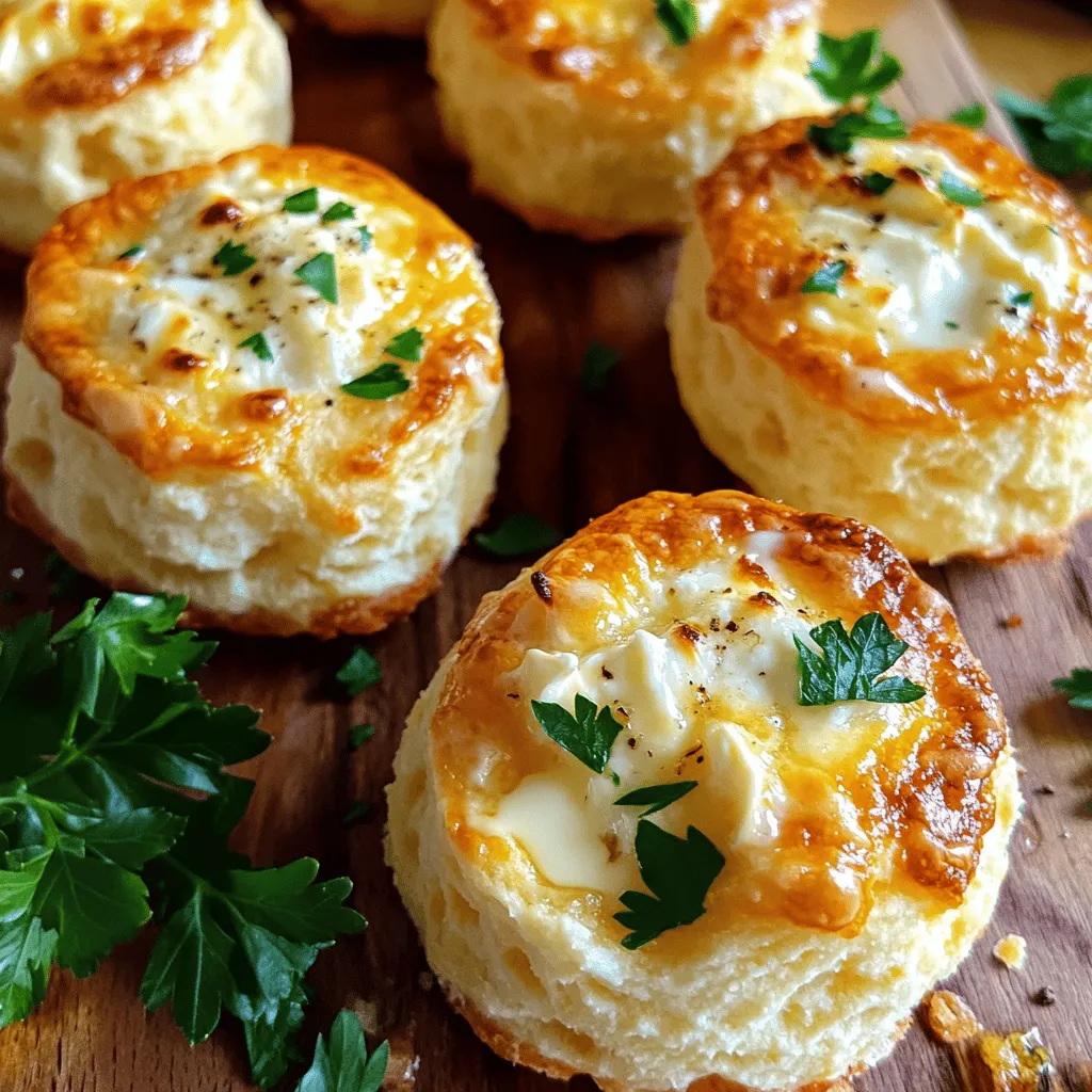 - 1 Dose Pillsbury Biscuits (8 Stück) - 100 g Frischkäse (zimmerwarm) - 100 g geriebener Mozzarella-Käse