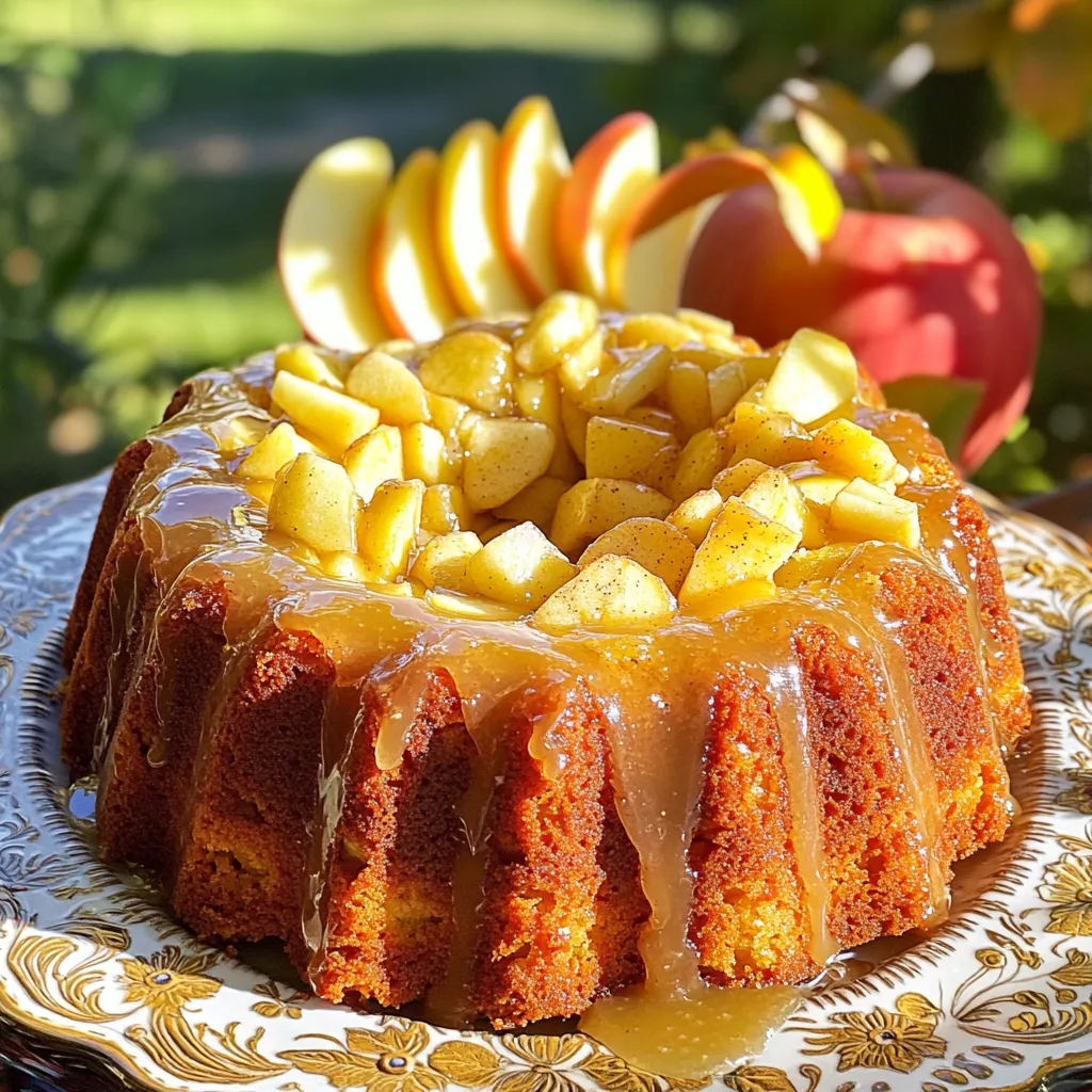 Apfel-Cider-Gugelhupf mit Glasur Einfach und Lecker