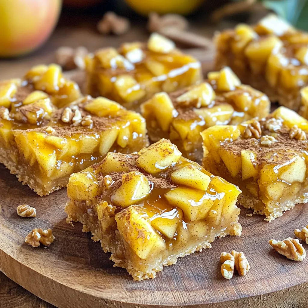 Maple Glazed Apple Bars Einfach und Lecker Rezept