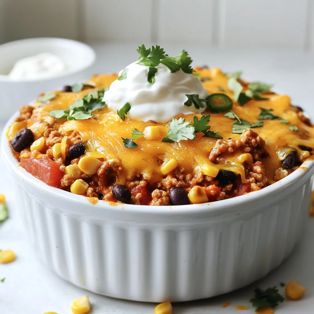 Crockpot Taco Casserole Einfaches und schnelles Rezept