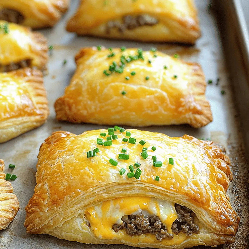 Golden Crust Cheesy Beef Bombs Herzhaftes Rezept