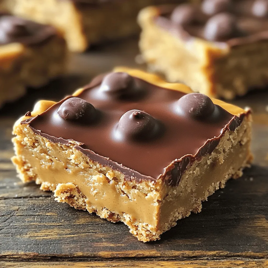 Peanut Butter Blossom Bars Einfach und Lecker Backen
