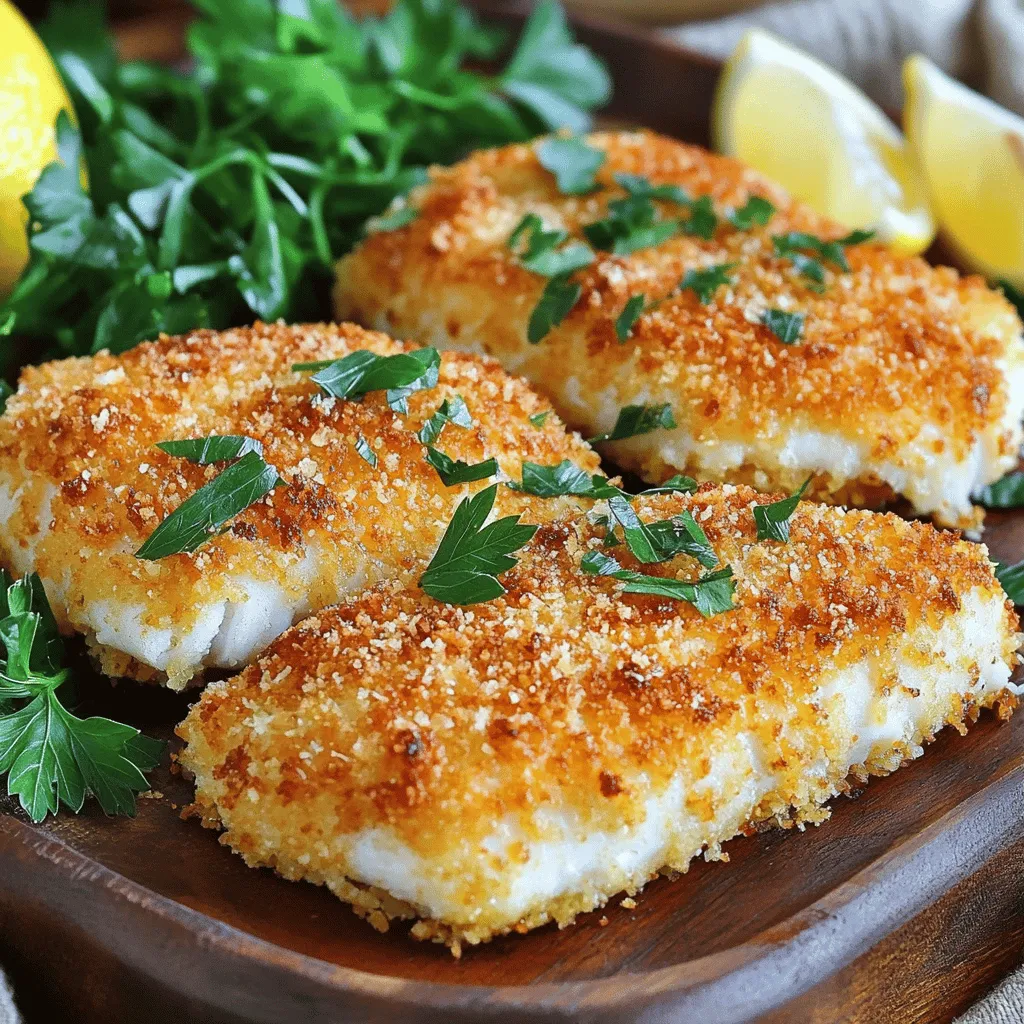 Crispy Parmesan Crusted Tilapia Knusprig und Lecker