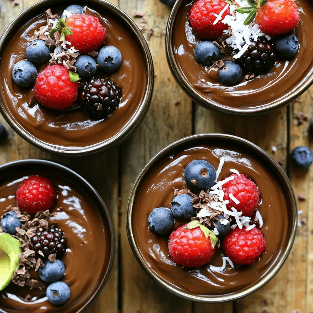 Avocado Chocolate Pudding Cremig und Lecker Сraft