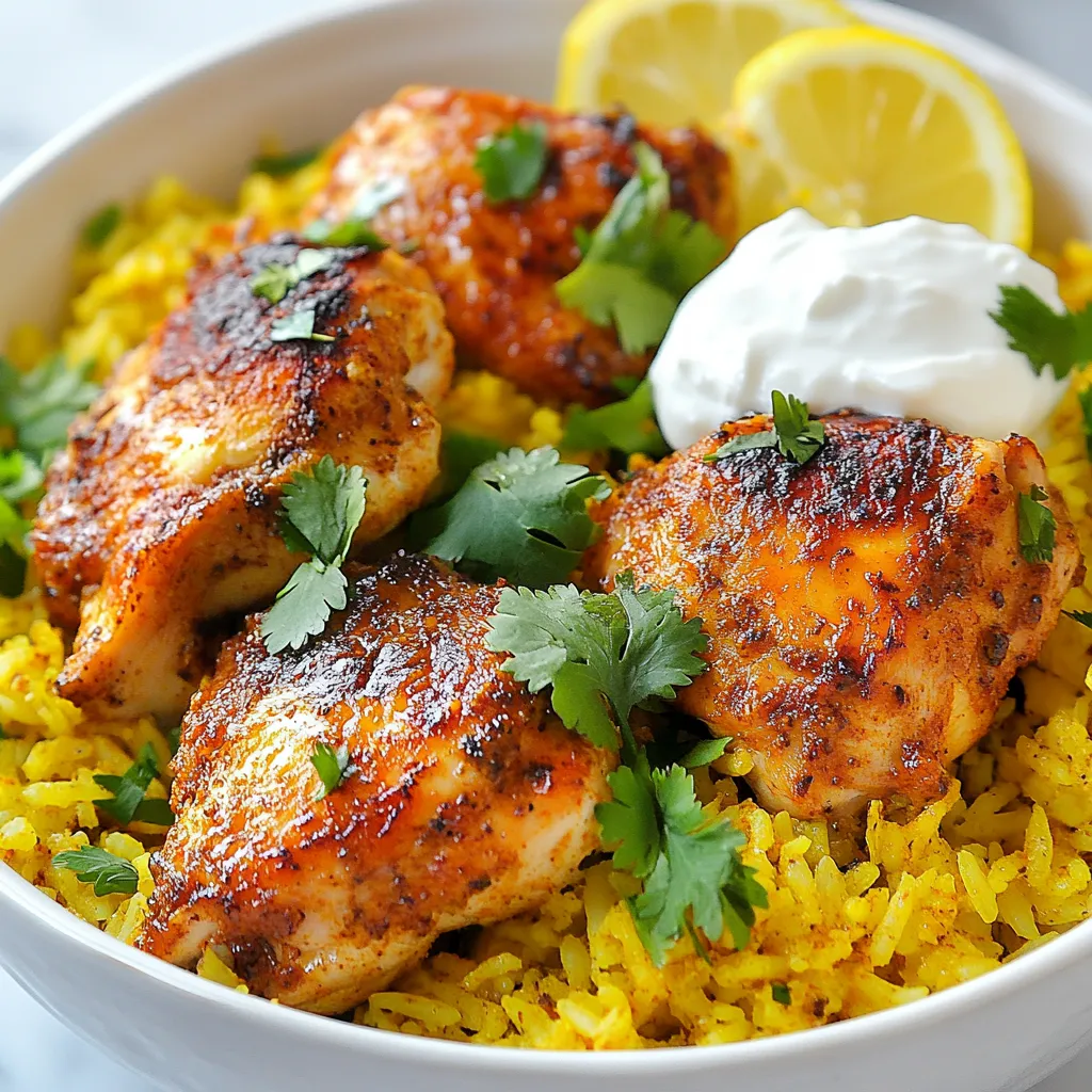 Leckeres One Pot Shawarma Chicken and Rice Rezept