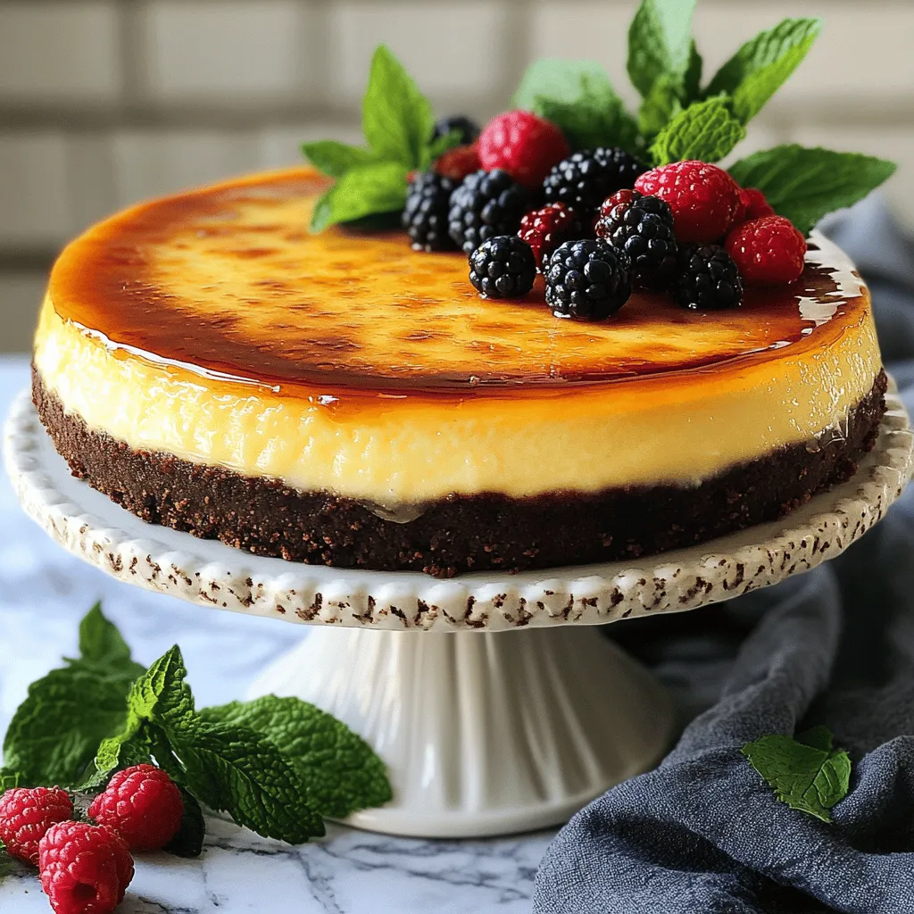 Creme Brulee Cheesecake Traumhaftes Dessert Rezept