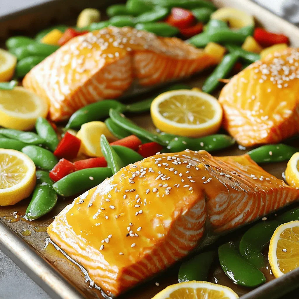 Sheet Pan Citrus Glazed Salmon Einfach und Lecker