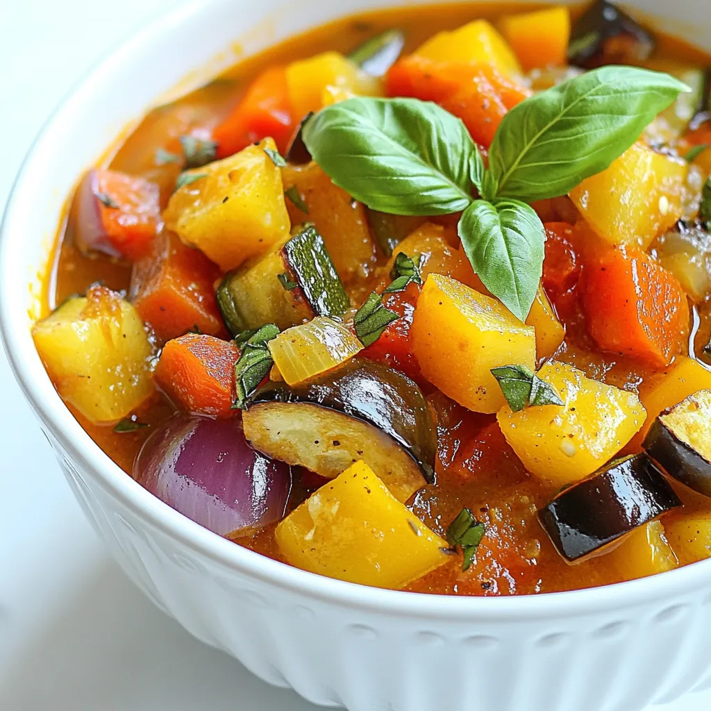 Röstgemüse-Suppe köstlich und nahrhaft genießen