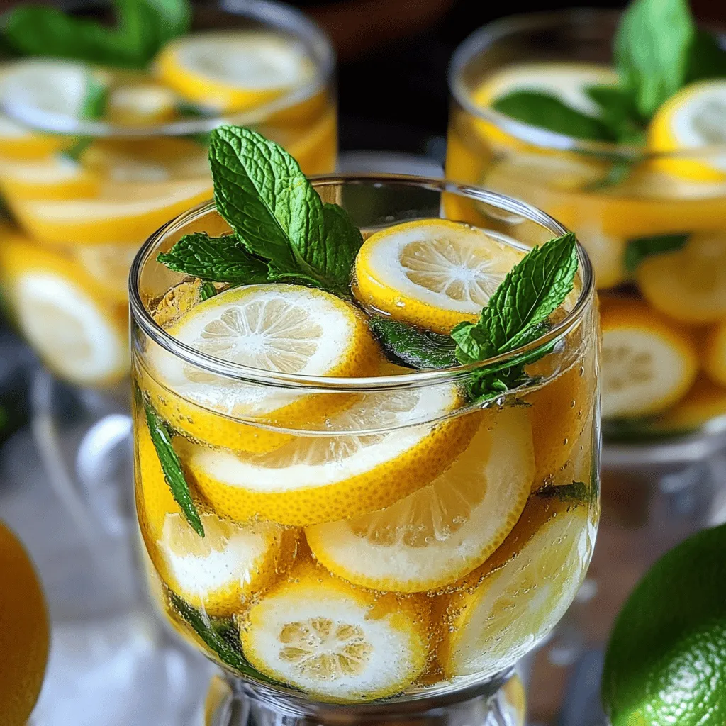 Limonen-Ananas-Eistee Rezept erfrischend und lecker