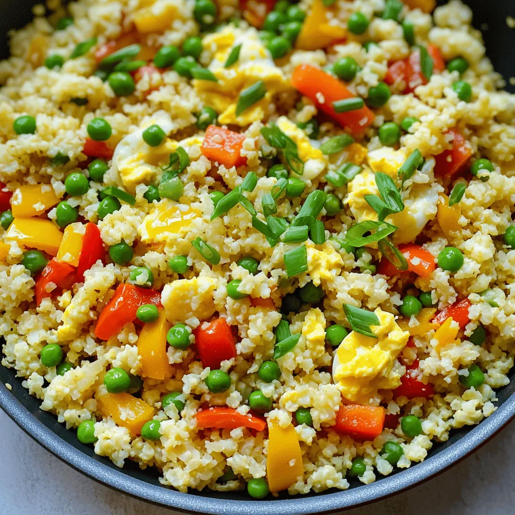 Keto Cauliflower Fried Rice Einfach und Nahrhaft