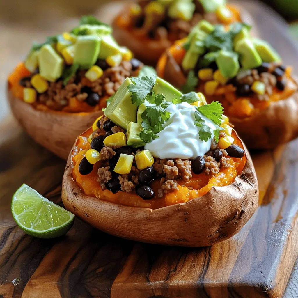 Taco Stuffed Sweet Potatoes Gesunde und einfache Mahlzeit