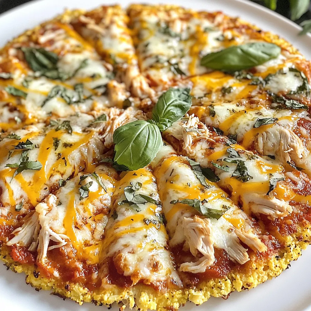 Cheesy Garlic Protein Pizza einfach und köstlich