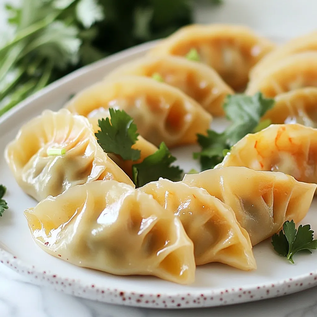 Minute Garnelen-Dumplings schnelles und einfaches Rezept