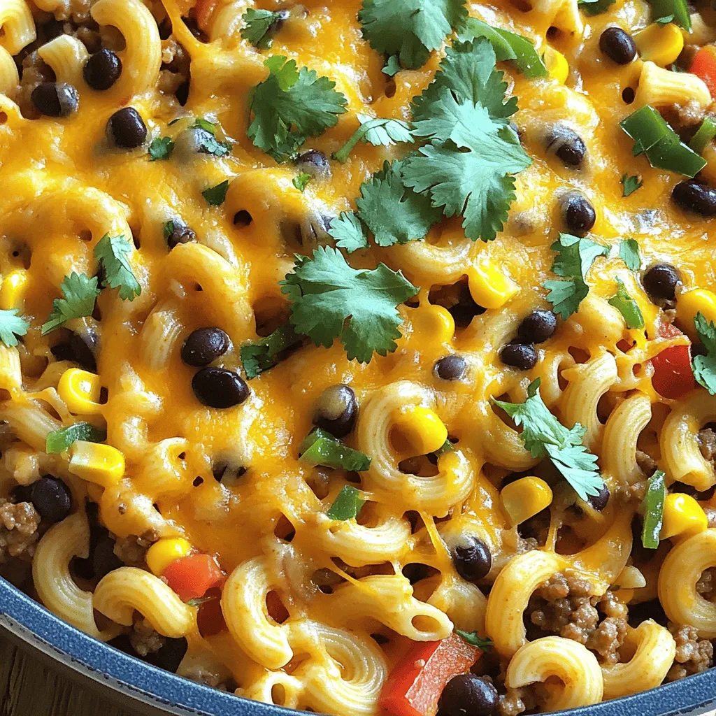 Cheesy Taco Pasta Skillet Schneller Genuss für alle