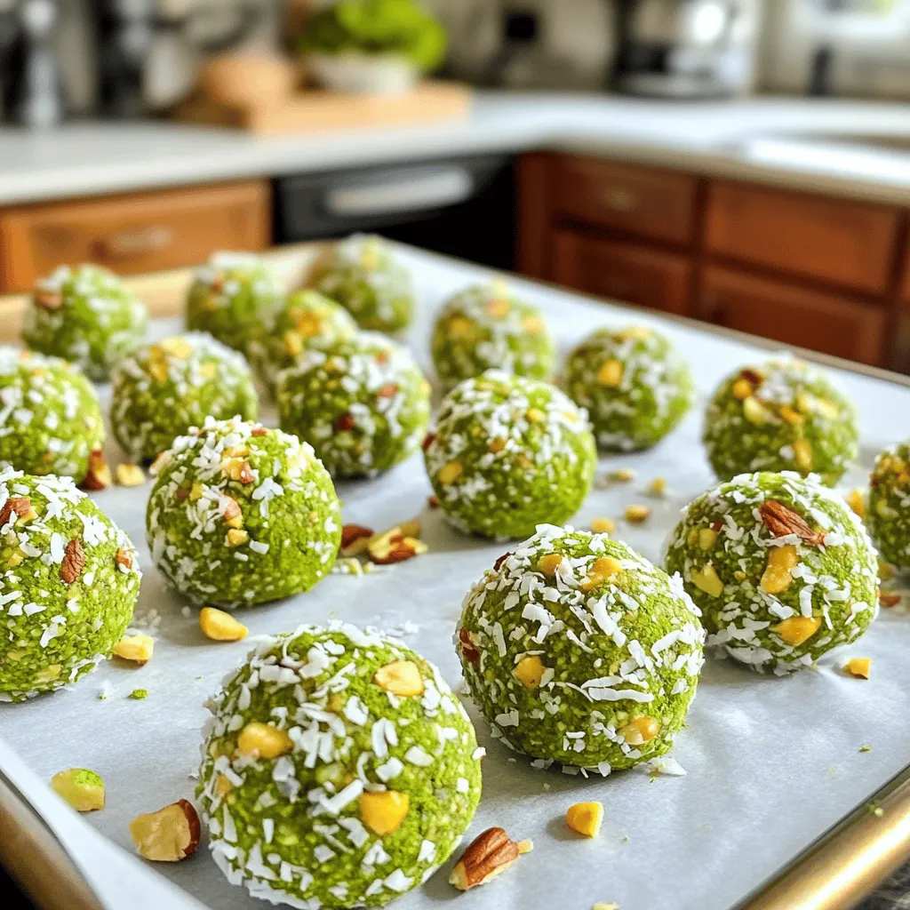 Matcha Green Tea Energy Balls Kraftvoll und Nahrhaft