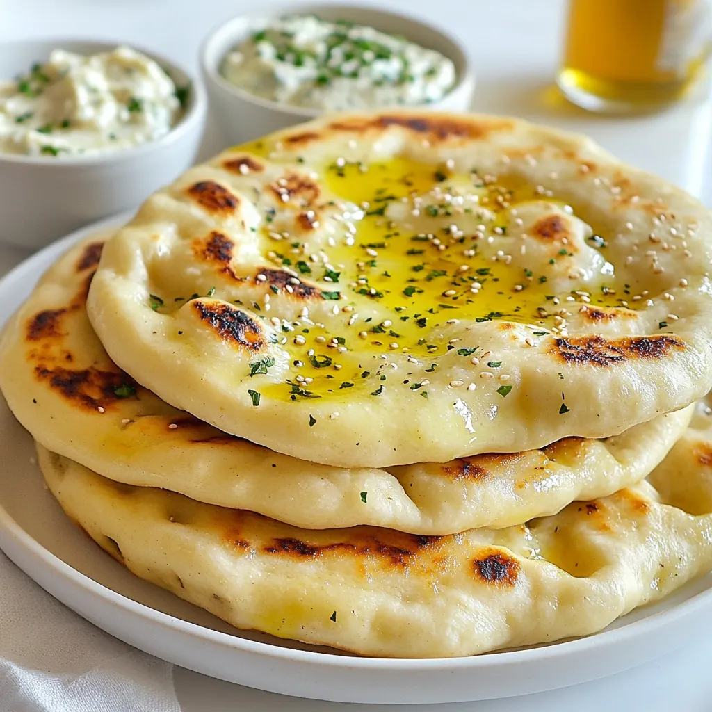 Ingredient Yogurt Flatbread Einfaches Rezept für Genuss