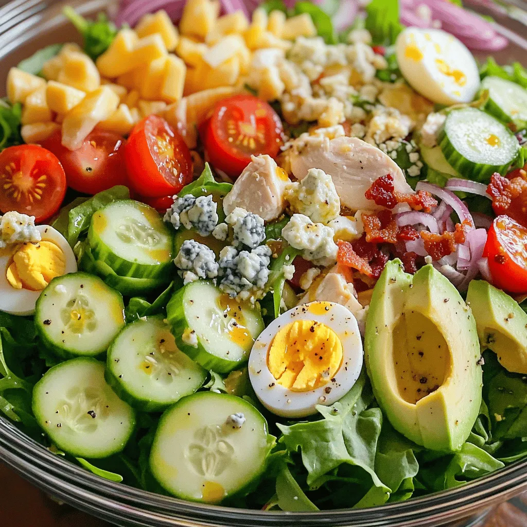 Klassischer Cobb Salad leckeres Rezept für jeden Tag