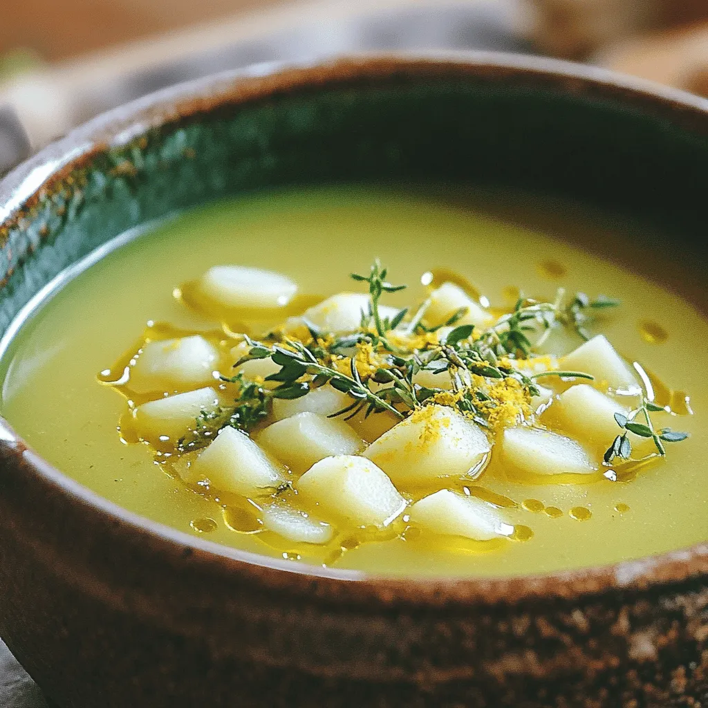 Zitronen-Rosmarin-Bohnen-Suppe leichte Genussidee