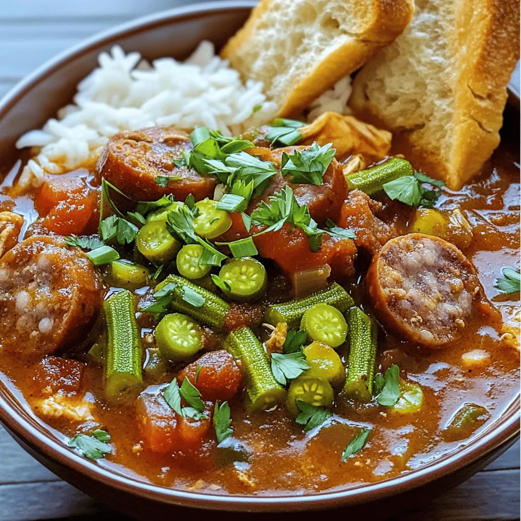 Authentic New Orleans Gumbo Einfache und leckere Rezeptur