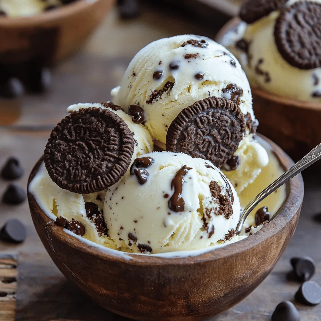 No-Churn Cookies And Cream Ice Cream Einfacher Genuss