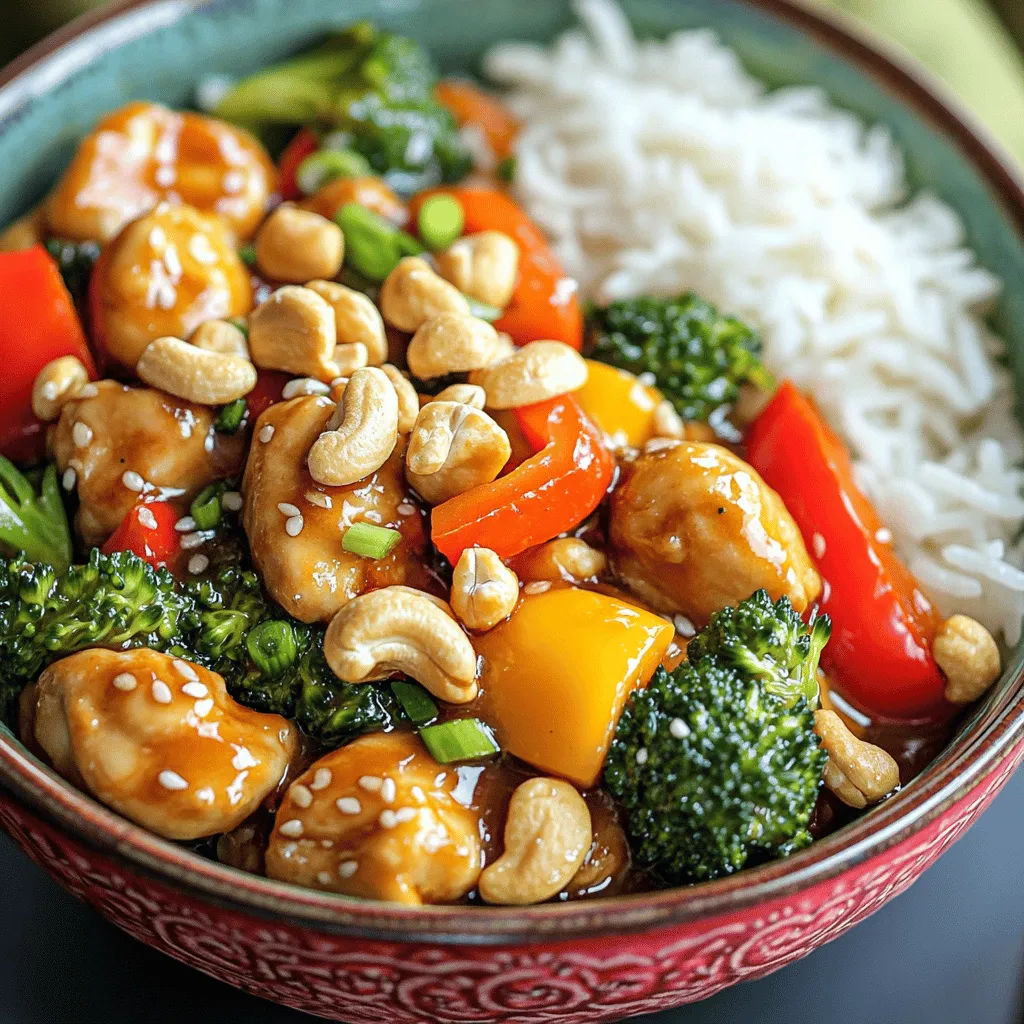 Better-Than-Takeout Cashew Chicken Einfach und Lecker