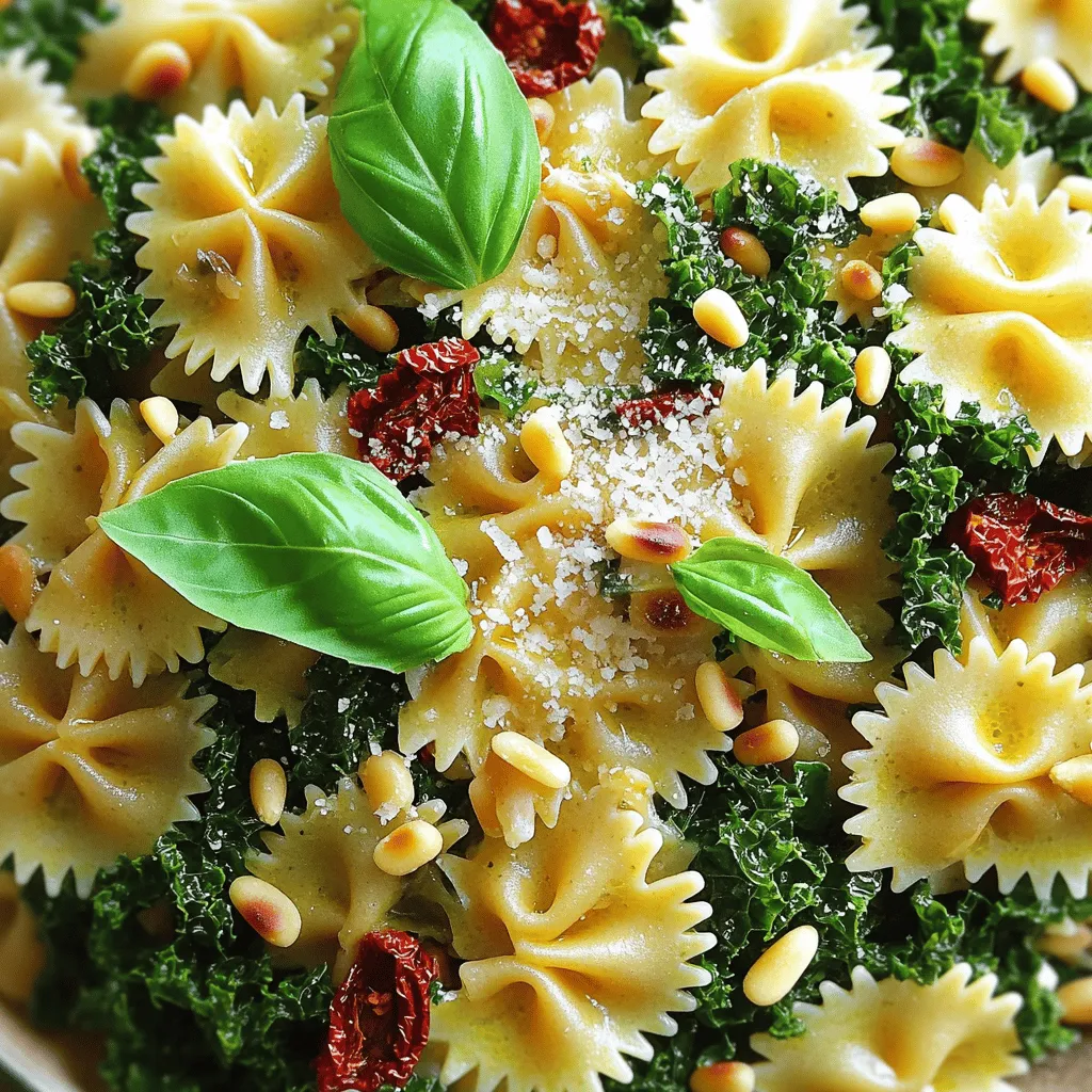 Tuscan Kale &#038; Sun-Dried Tomato Pasta Leckere Kombination