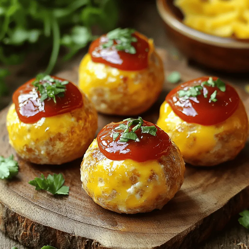 Käsegefüllte Hackbratenbällchen köstlich und einfach