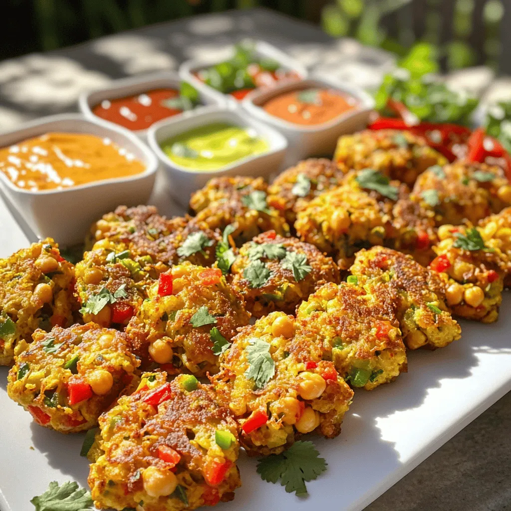 Kichererbsen-Gemüse-Puffer Schnelles und gesundes Rezept