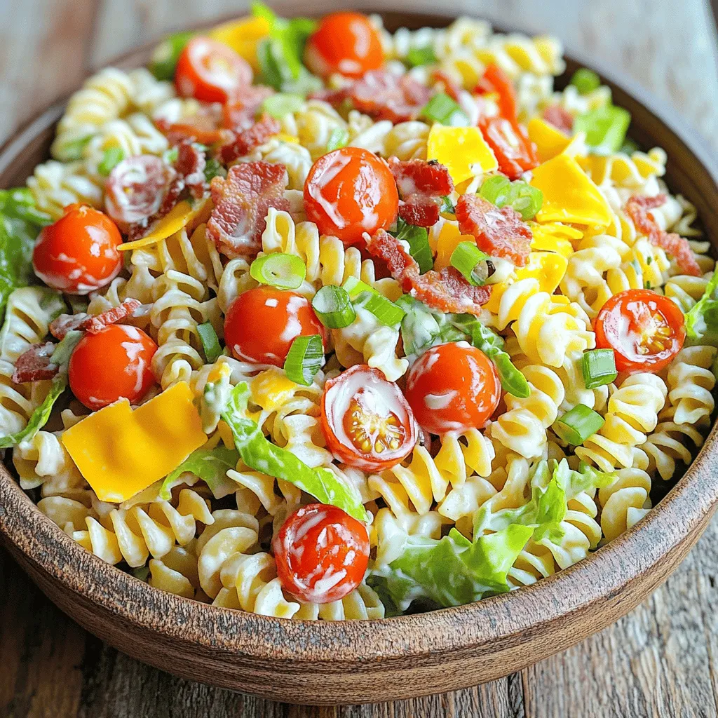 Damn Good BLT Pasta Salad Frisch und Lecker Genießen